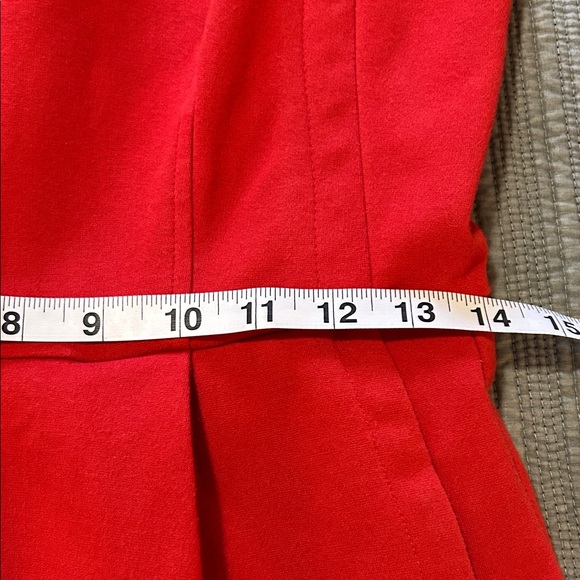 Madewell Abroad Fit & Flare Red Sleeveless Dress Size 6 - Picture 7 of 8